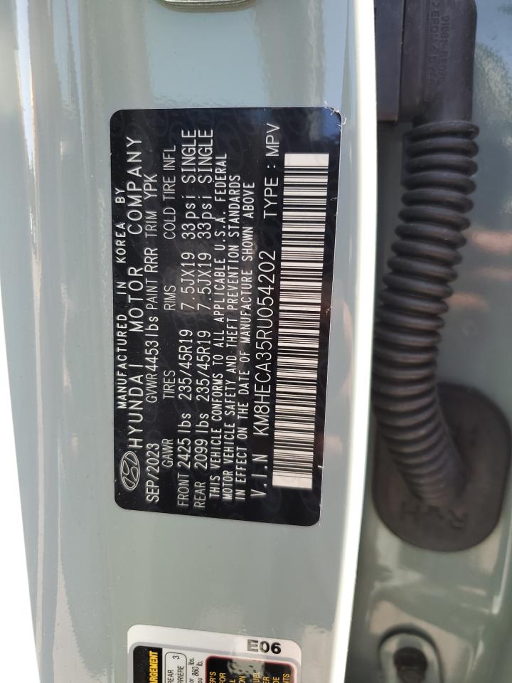 2024 Hyundai Kona Limited VIN: KM8HECA35RU054202 Lot: 64588675