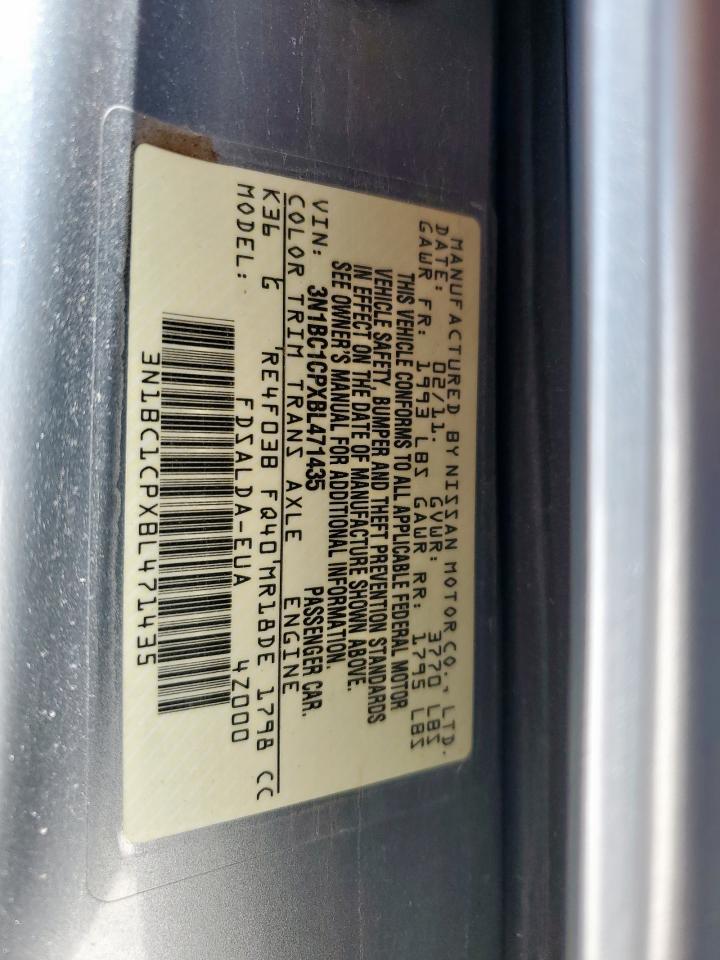 2011 Nissan Versa S VIN: 3N1BC1CPXBL471435 Lot: 64054885