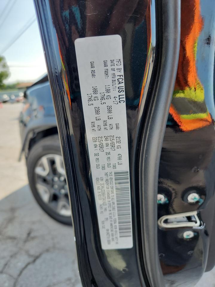 2017 Jeep Compass Trailhawk VIN: 3C4NJDDB6HT641433 Lot: 65556115