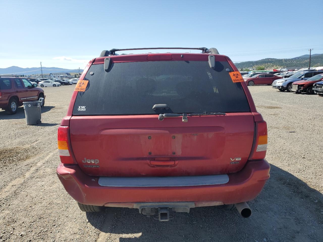 2003 Jeep Grand Cherokee Overland VIN: 1J8GW68J63C563322 Lot: 64505505