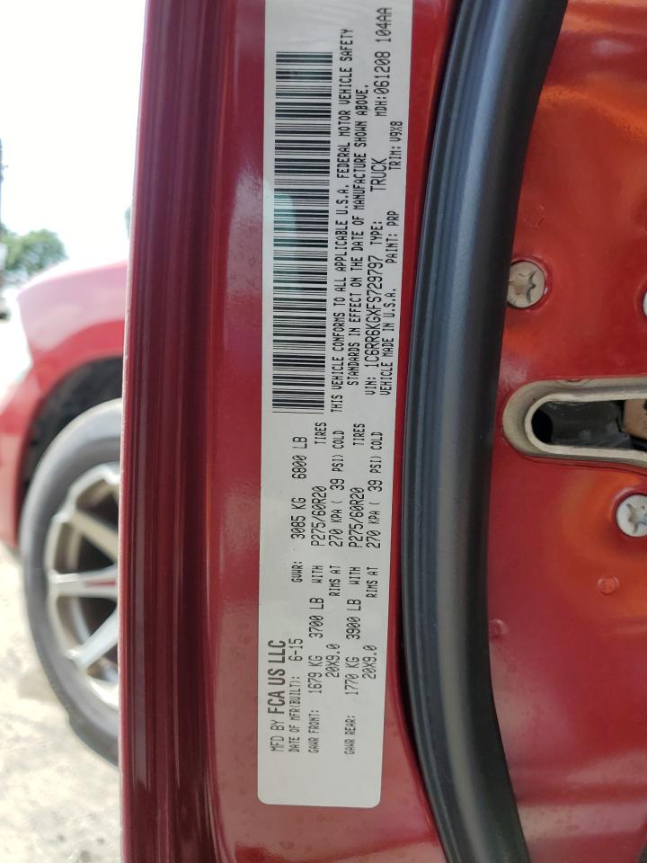 2015 Ram 1500 St VIN: 1C6RR6KGXFS729797 Lot: 65958185