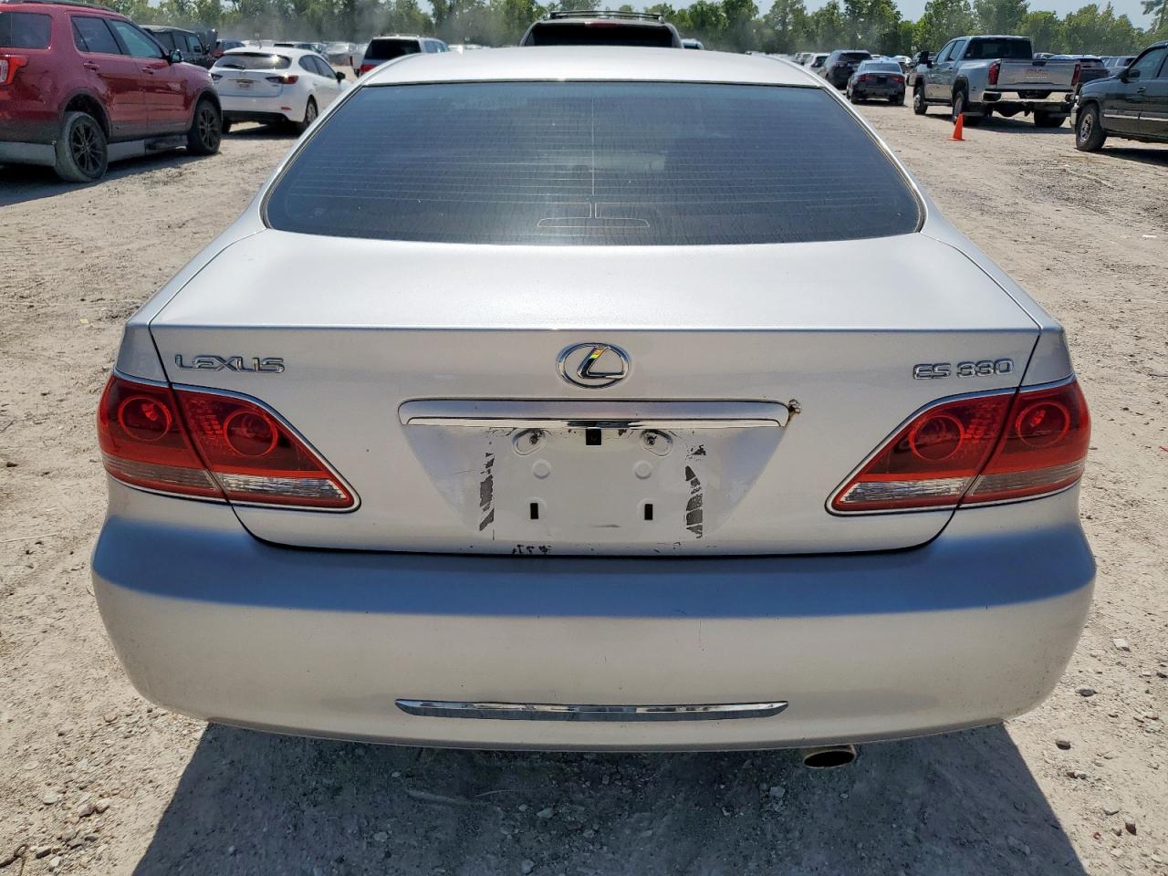 2006 Lexus Es 330 VIN: JTHBA30G665165615 Lot: 66945355