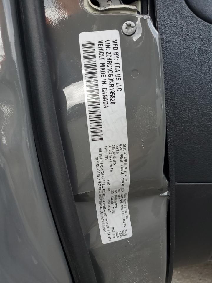 2022 Chrysler Pacifica Limited VIN: 2C4RC1GG0NR195828 Lot: 66844165