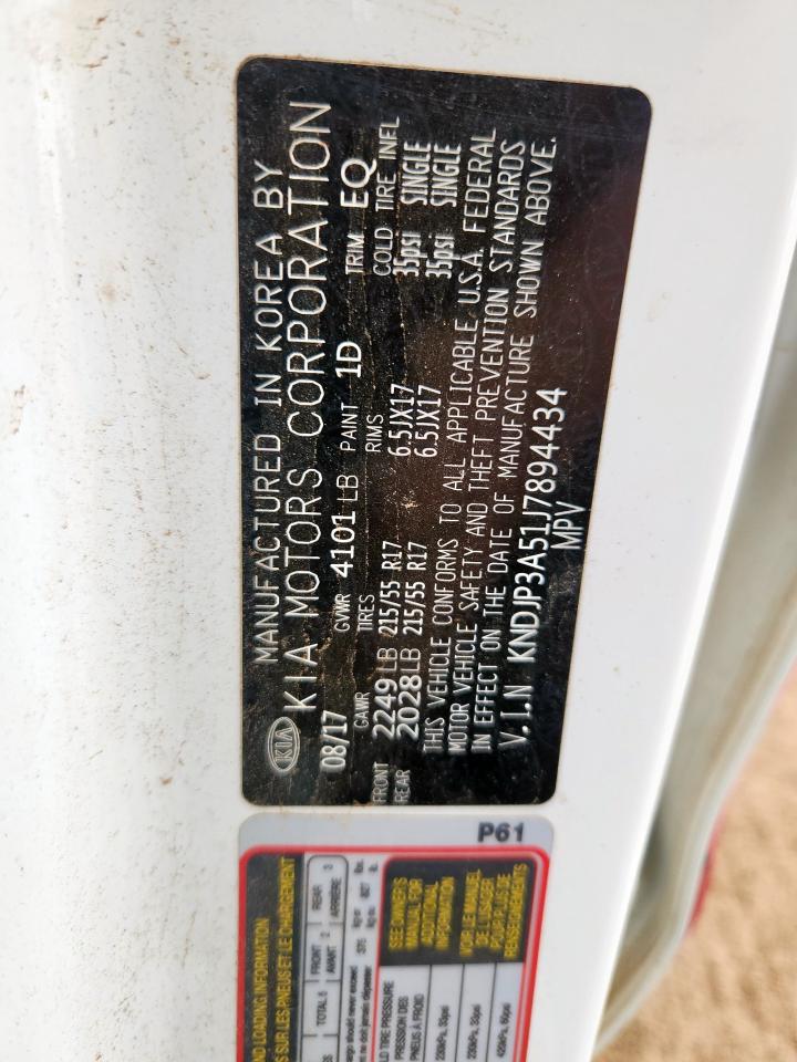 2018 Kia Soul + VIN: KNDJP3A51J7894434 Lot: 63059535