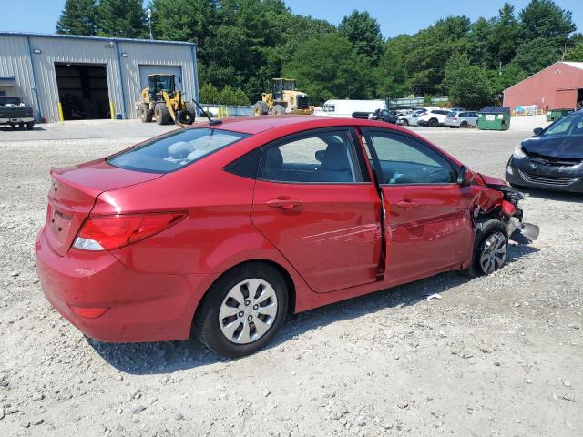  HYUNDAI ACCENT 2016 Red
