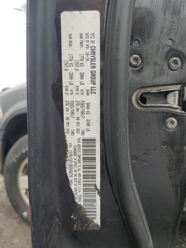 2011 Dodge Ram 1500 VIN: 1D7RV1GP1BS549270 Lot: 64067255
