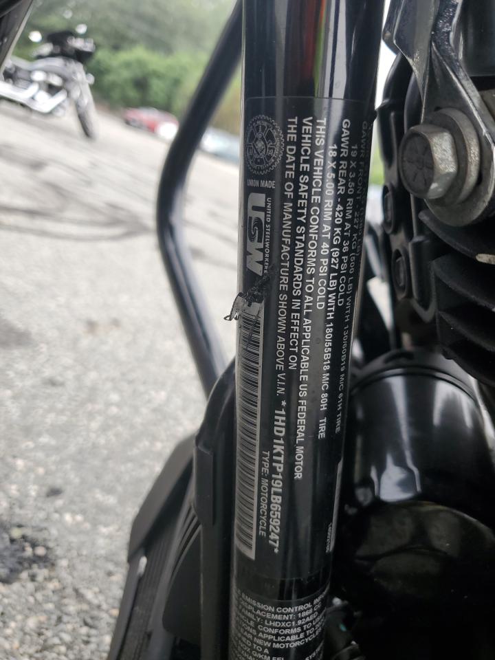 2020 Harley-Davidson Fltrxs VIN: 1HD1KTP19LB659247 Lot: 64286095