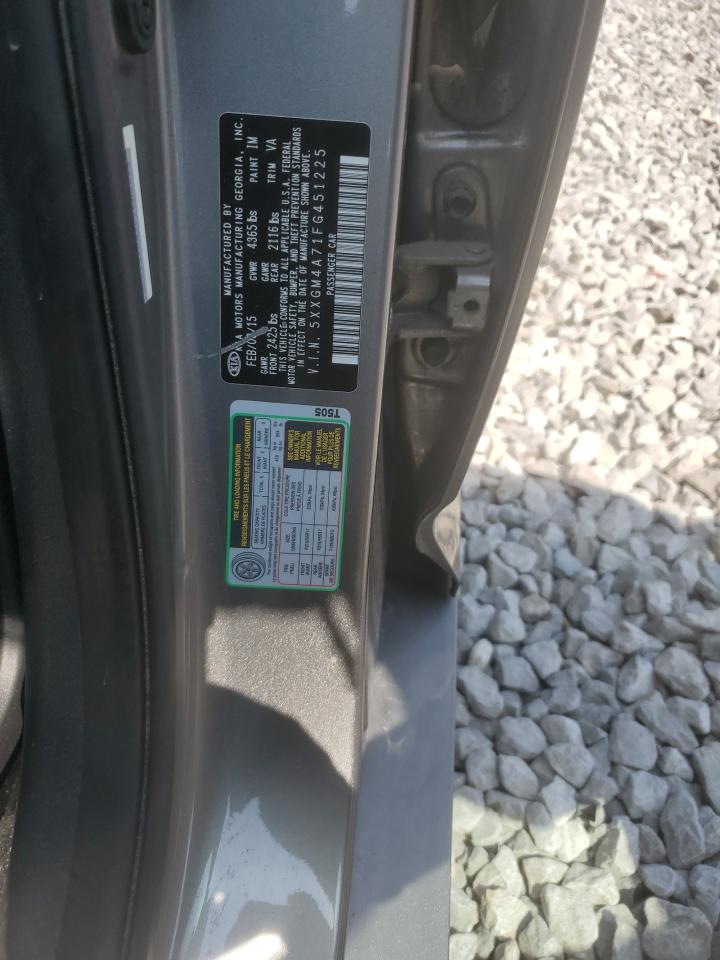 5xxgm4a71fg451225 5XXGM4A71FG451225 2015 Kia Optima Lx