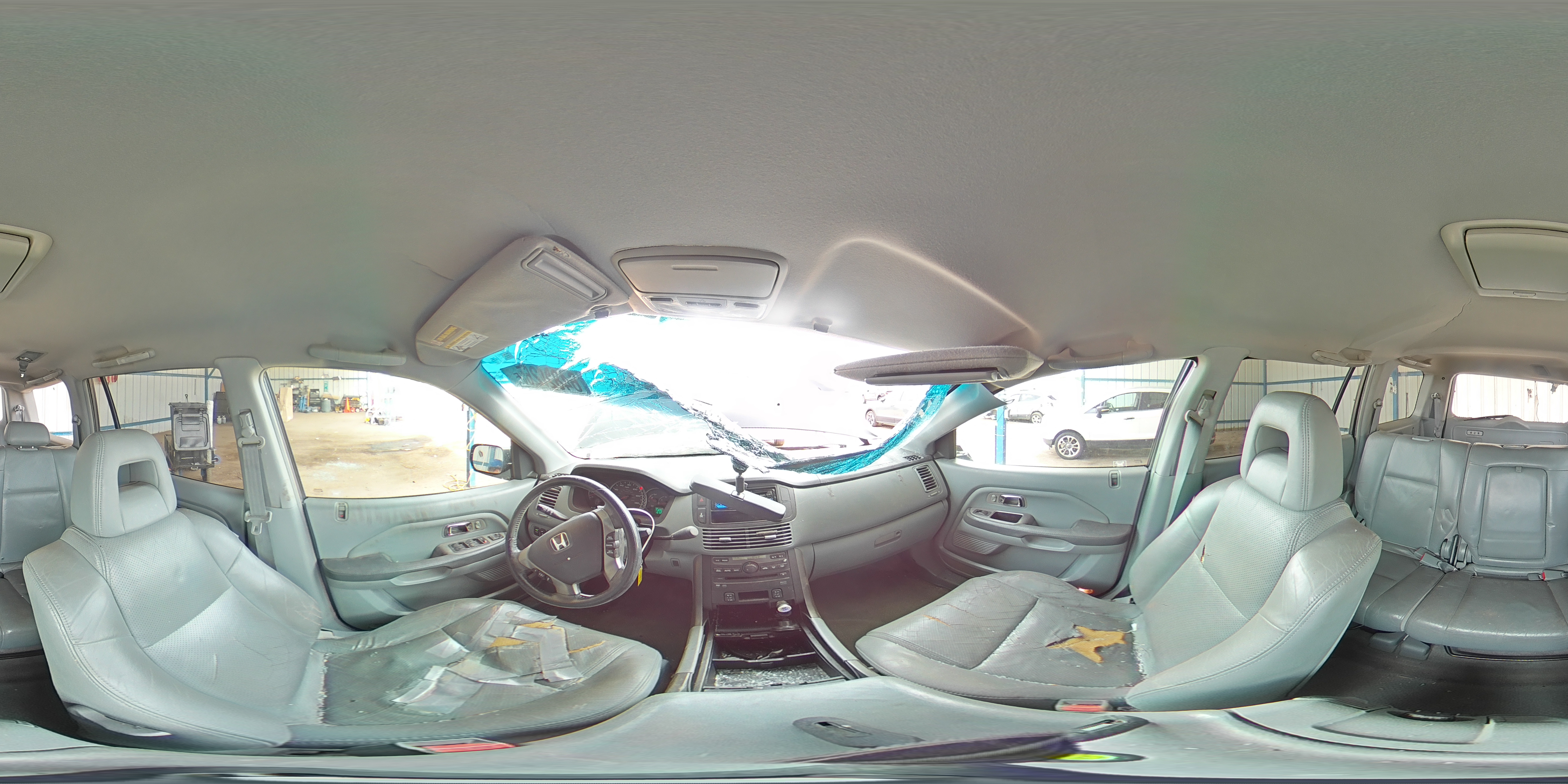 2004 Honda Pilot Exl VIN: 2HKYF18654H580998 Lot: 64820265