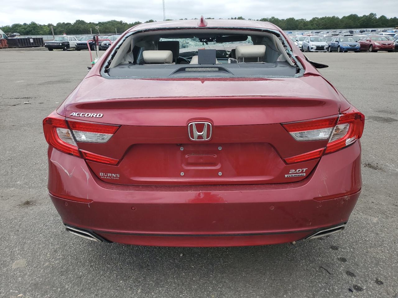 2022 Honda Accord Touring VIN: 1HGCV2F93NA000237 Lot: 64242785