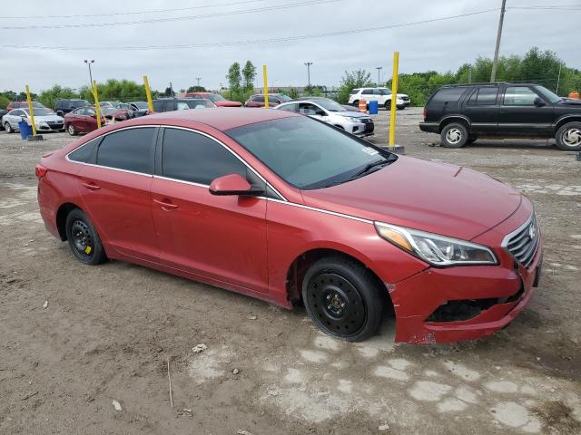  HYUNDAI SONATA 2017 Red