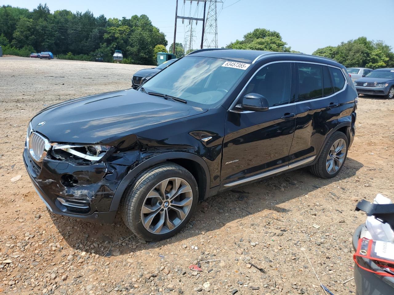 2017 BMW X3 xDrive28I VIN: 5UXWX9C52H0D95734 Lot: 63457355