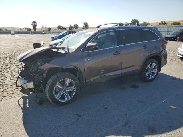  TOYOTA HIGHLANDER 2017 Brown