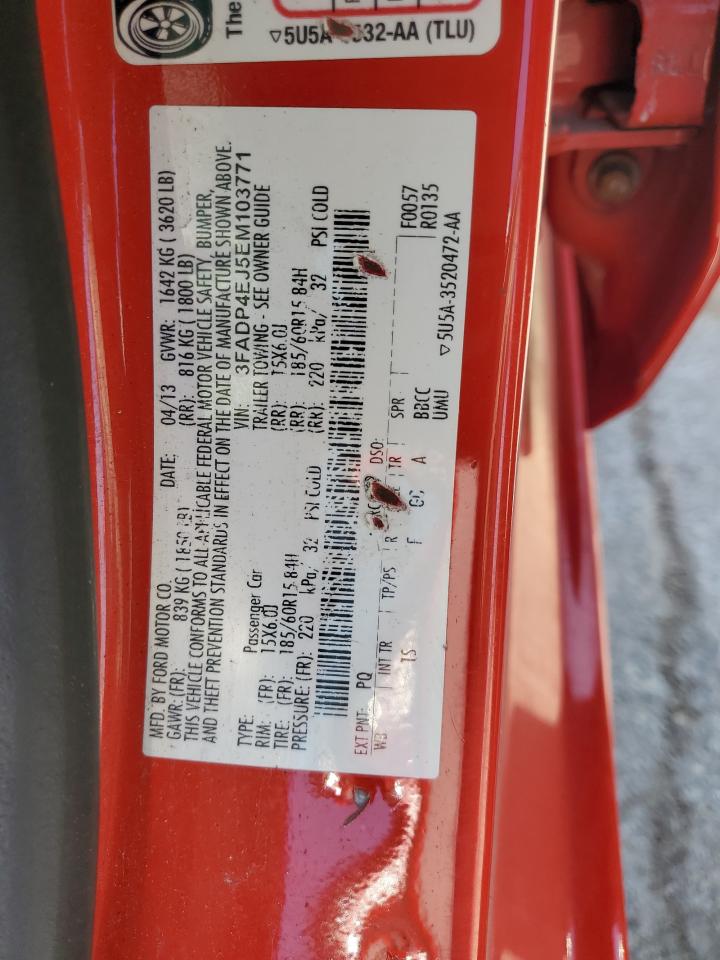 3FADP4EJ5EM103771 2014 Ford Fiesta Se