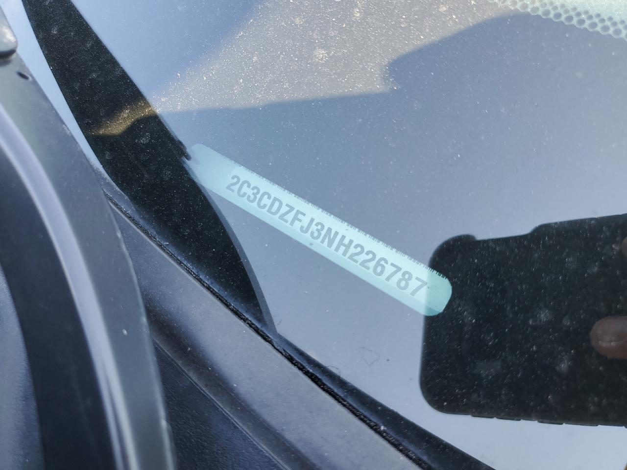 2022 Dodge Challenger R/T Scat Pack VIN: 2C3CDZFJ3NH226787 Lot: 66760885