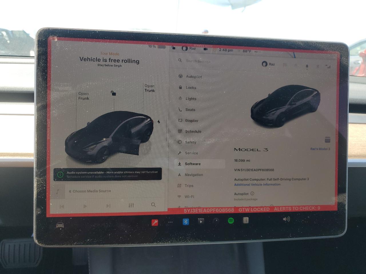 5YJ3E1EA0PF608568 2023 Tesla Model 3