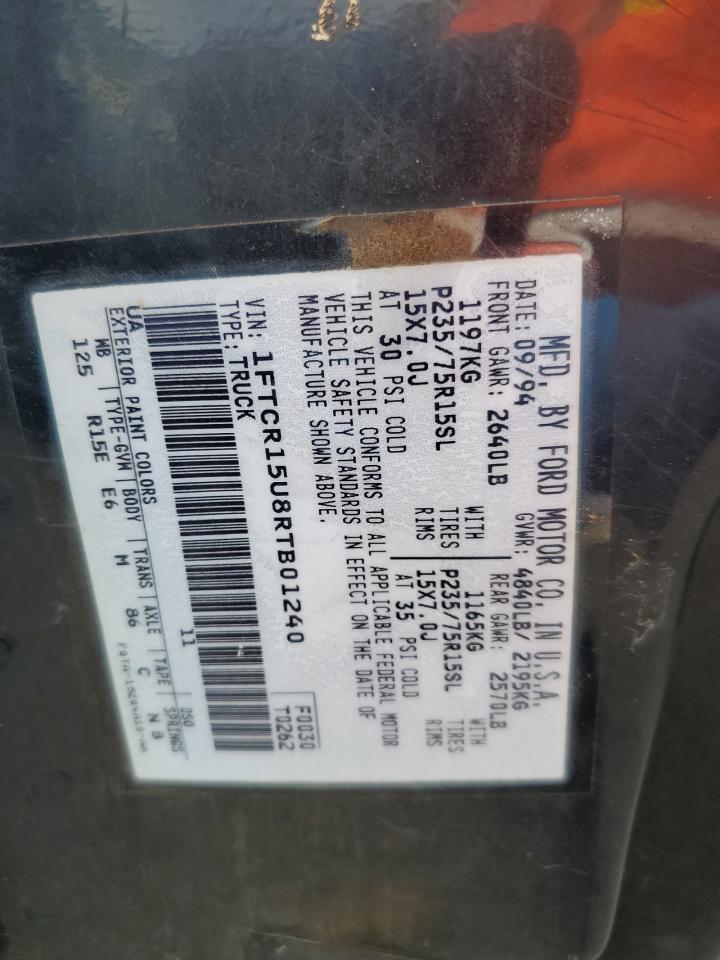 1994 Ford Ranger Super Cab VIN: 1FTCR15U8RTB01240 Lot: 64437745