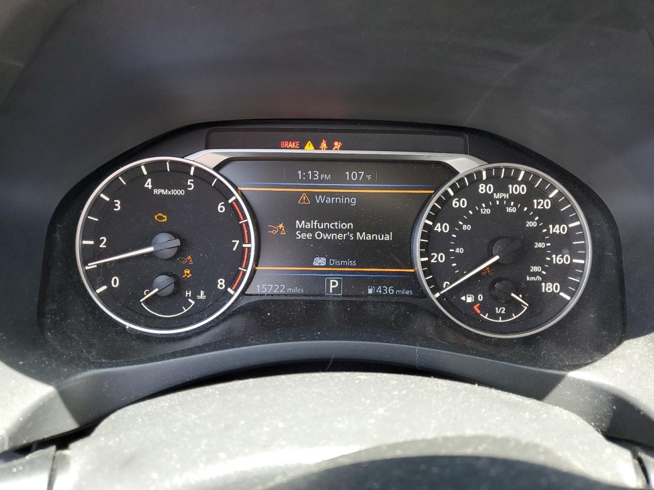 2022 Nissan Altima Sr VIN: 1N4AL4CV6NN373862 Lot: 64036995