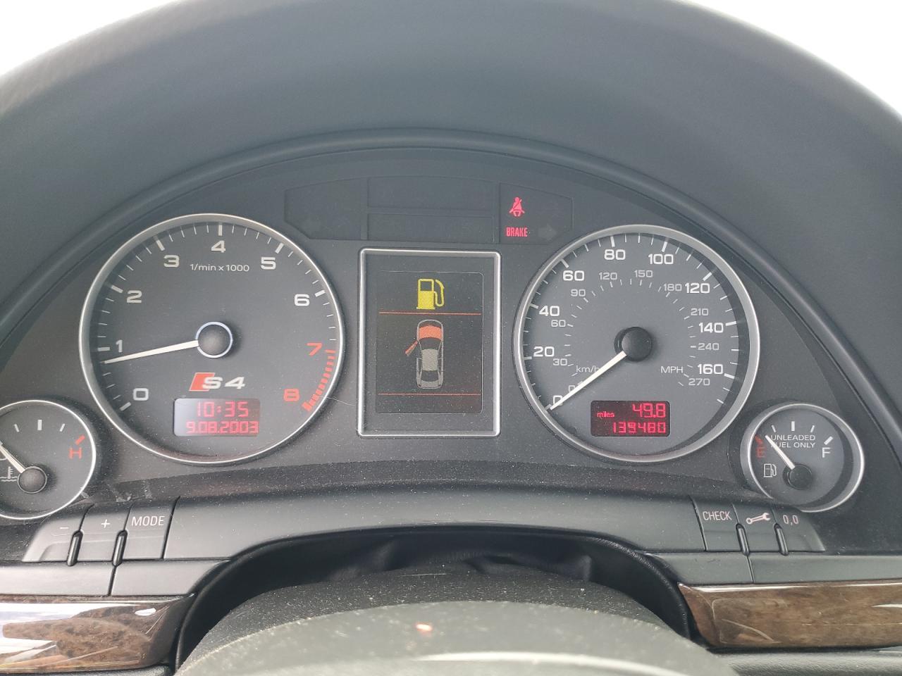 2004 Audi S4 VIN: WAUPL68E94A152977 Lot: 65653135