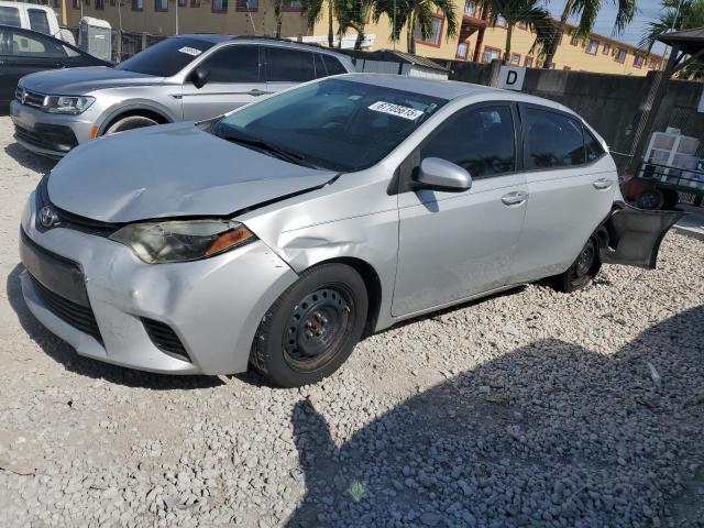  TOYOTA COROLLA 2016 Srebrny