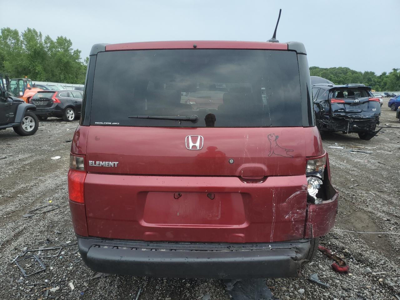 2008 Honda Element Ex VIN: 5J6YH28738L011653 Lot: 62849045