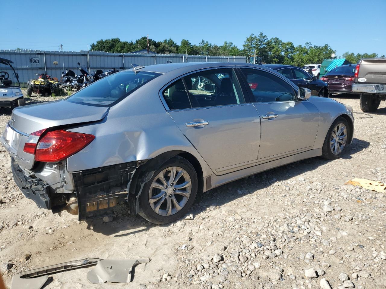 2013 Hyundai Genesis 3.8L VIN: KMHGC4DD2DU209163 Lot: 65771675