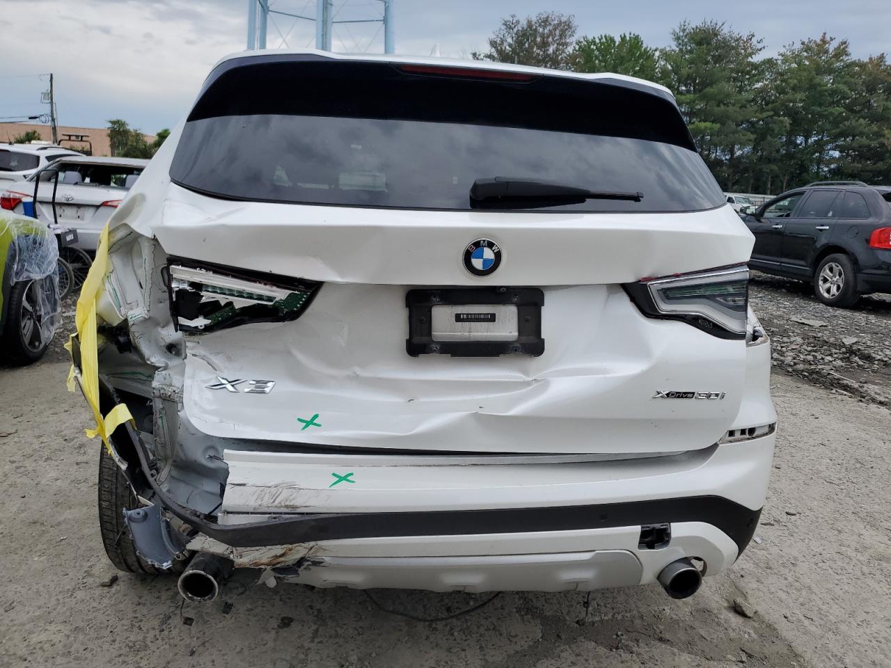 2021 BMW X3 xDrive30I VIN: 5UXTY5C03M9F38032 Lot: 64248635