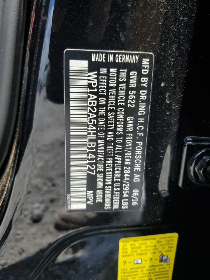 2017 Porsche Macan S VIN: WP1AB2A54HLB14127 Lot: 64482135