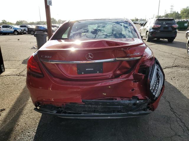  MERCEDES-BENZ C-CLASS 2020 Бордовый