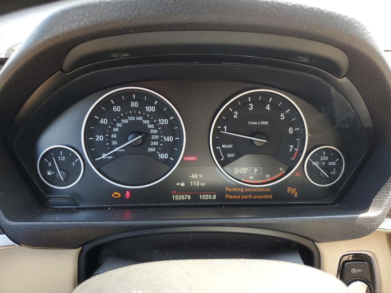 2016 BMW 328 I Sulev VIN: WBA8E9C56GK645991 Lot: 63790635
