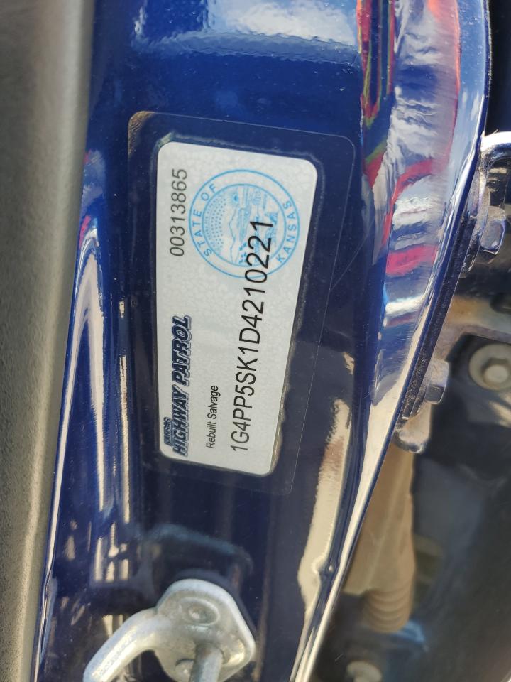 2013 Buick Verano VIN: 1G4PP5SK1D4210221 Lot: 65886585