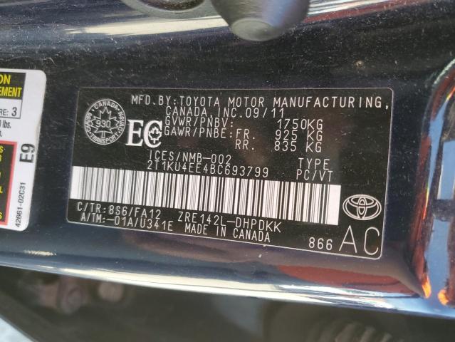2011 TOYOTA COROLLA MATRIX   