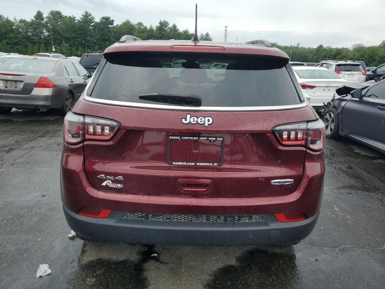 2021 Jeep Compass Latitude VIN: 3C4NJDBBXMT564224 Lot: 62163515