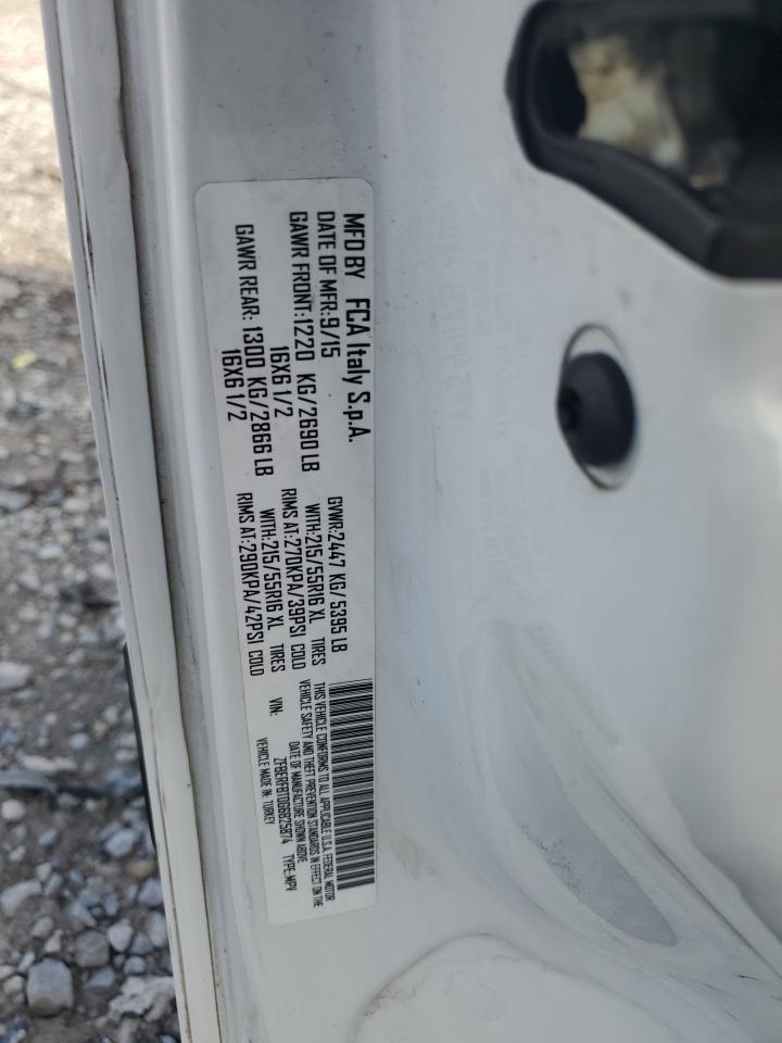 2016 Ram Promaster City Slt VIN: ZFBERFBT0G6B25874 Lot: 63637435