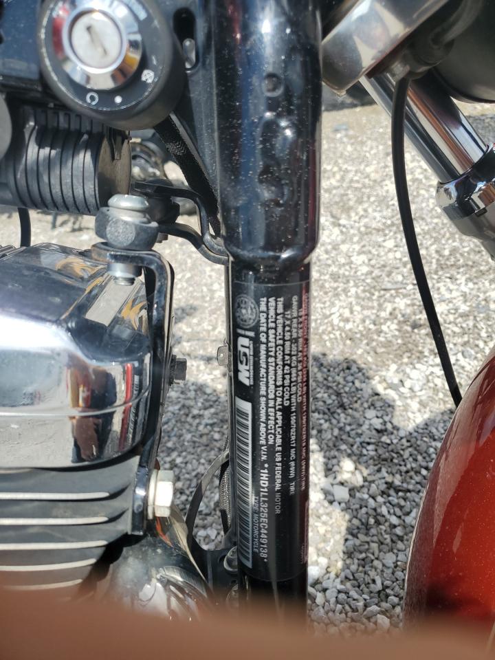 2014 Harley-Davidson Xl1200 T VIN: 1HD1LL325EC449138 Lot: 65040225