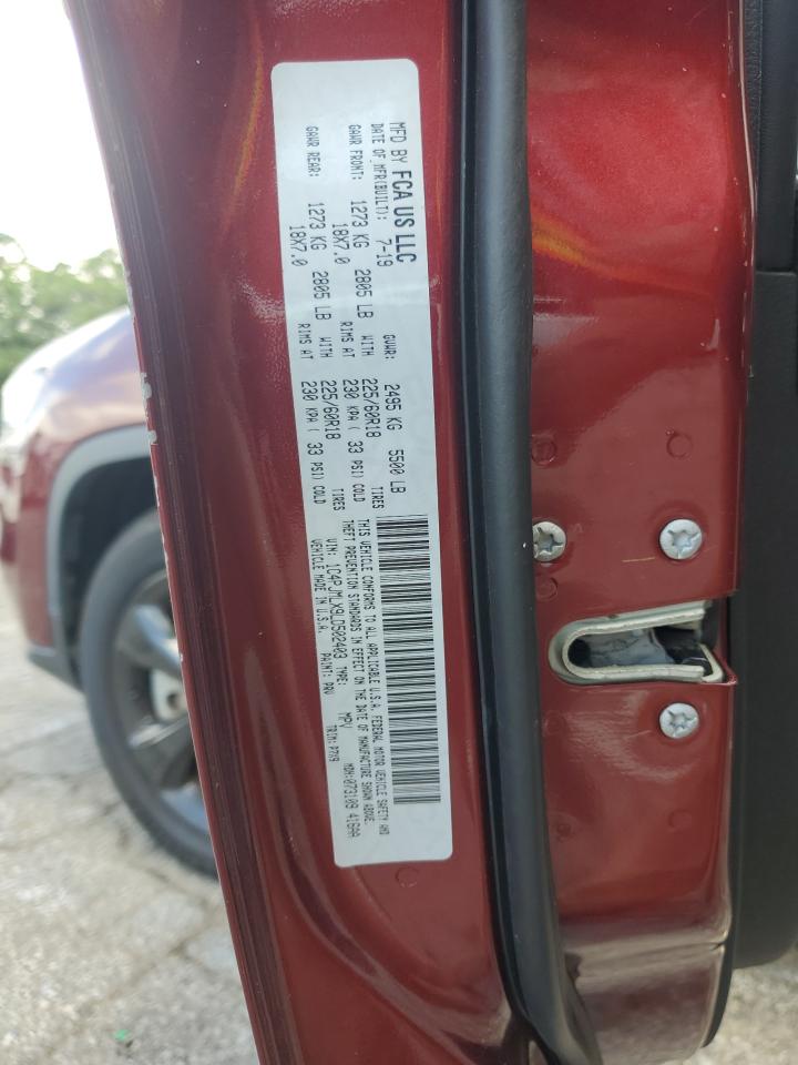 2020 Jeep Cherokee Latitude Plus VIN: 1C4PJMLX9LD502403 Lot: 64382385