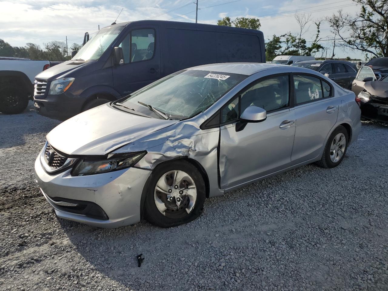 2013 Honda Civic Lx VIN: 19XFB2F55DE032555 Lot: 64226245