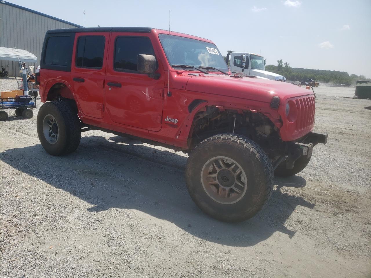 2018 Jeep Wrangler Unlimited Sport VIN: 1C4HJXDN6JW198418 Lot: 64064375