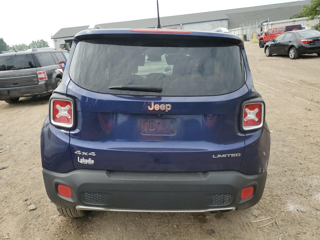 2016 Jeep Renegade Limited VIN: ZACCJBDT4GPC75918 Lot: 64638245