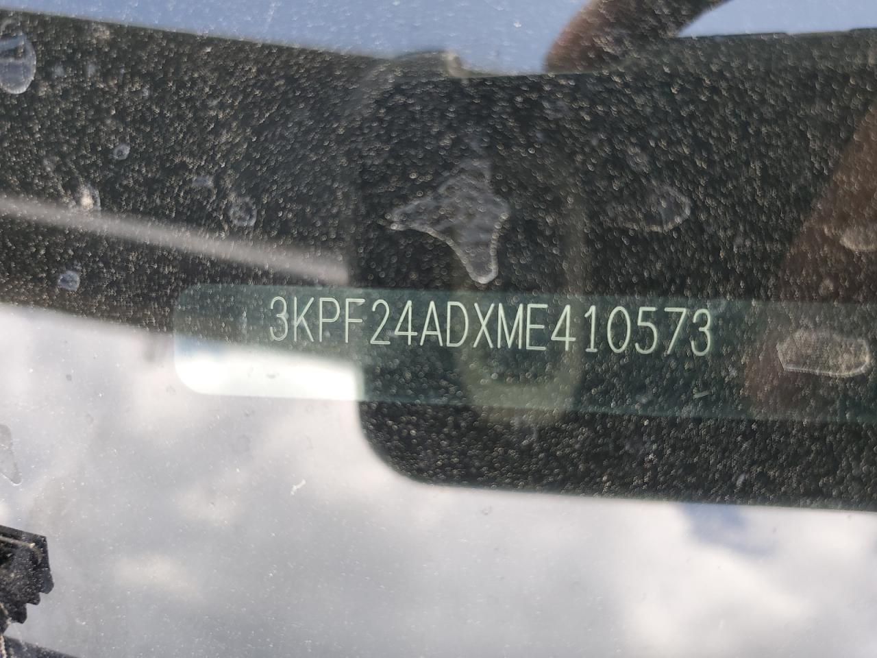 2021 Kia Forte Fe VIN: 3KPF24ADXME410573 Lot: 64623885