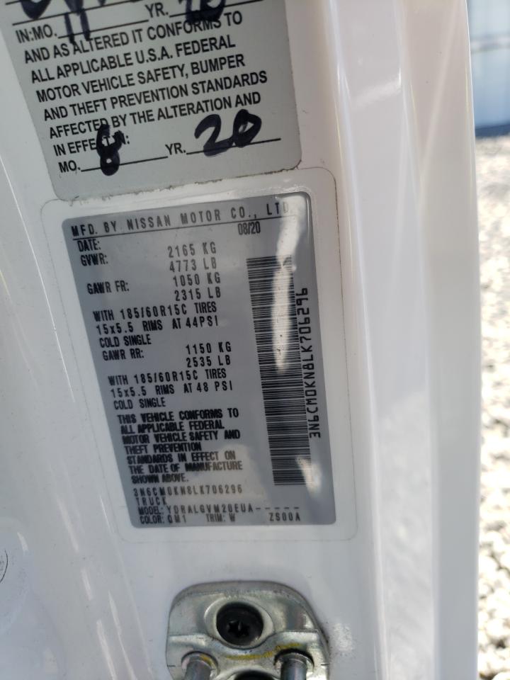 2020 Nissan Nv200 2.5S VIN: 3N6CM0KN8LK706296 Lot: 66898925