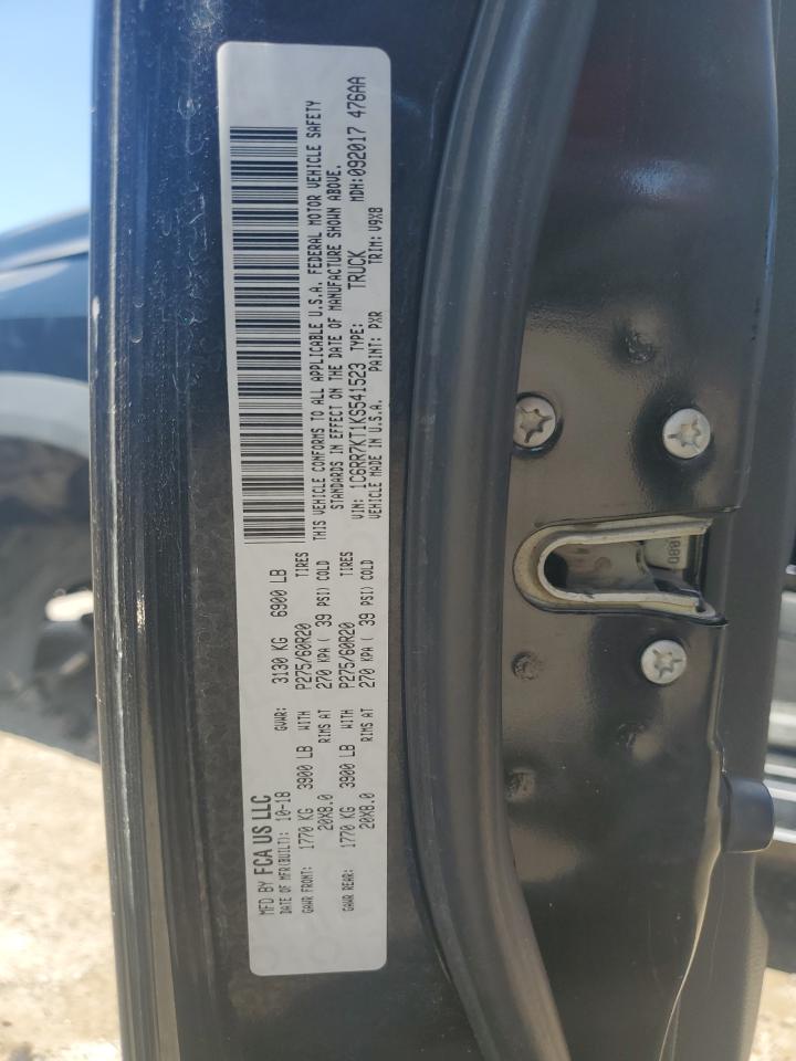 2019 Ram 1500 Classic Tradesman VIN: 1C6RR7KT1KS541523 Lot: 65423525