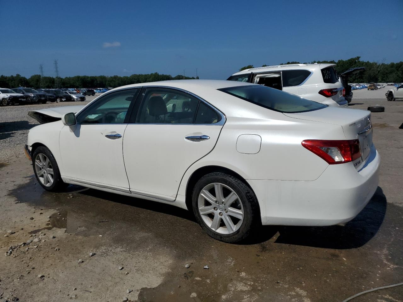 2007 Lexus Es 350 white null gas JTHBJ46G672034538 photo #3