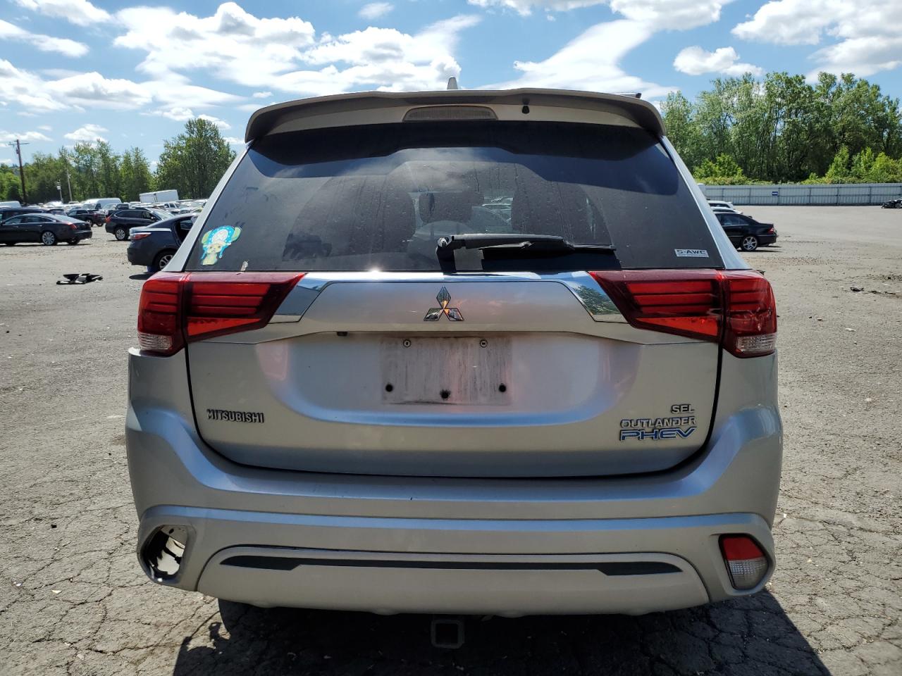 2019 Mitsubishi Outlander Sel VIN: JA4J24A58KZ052193 Lot: 64080695