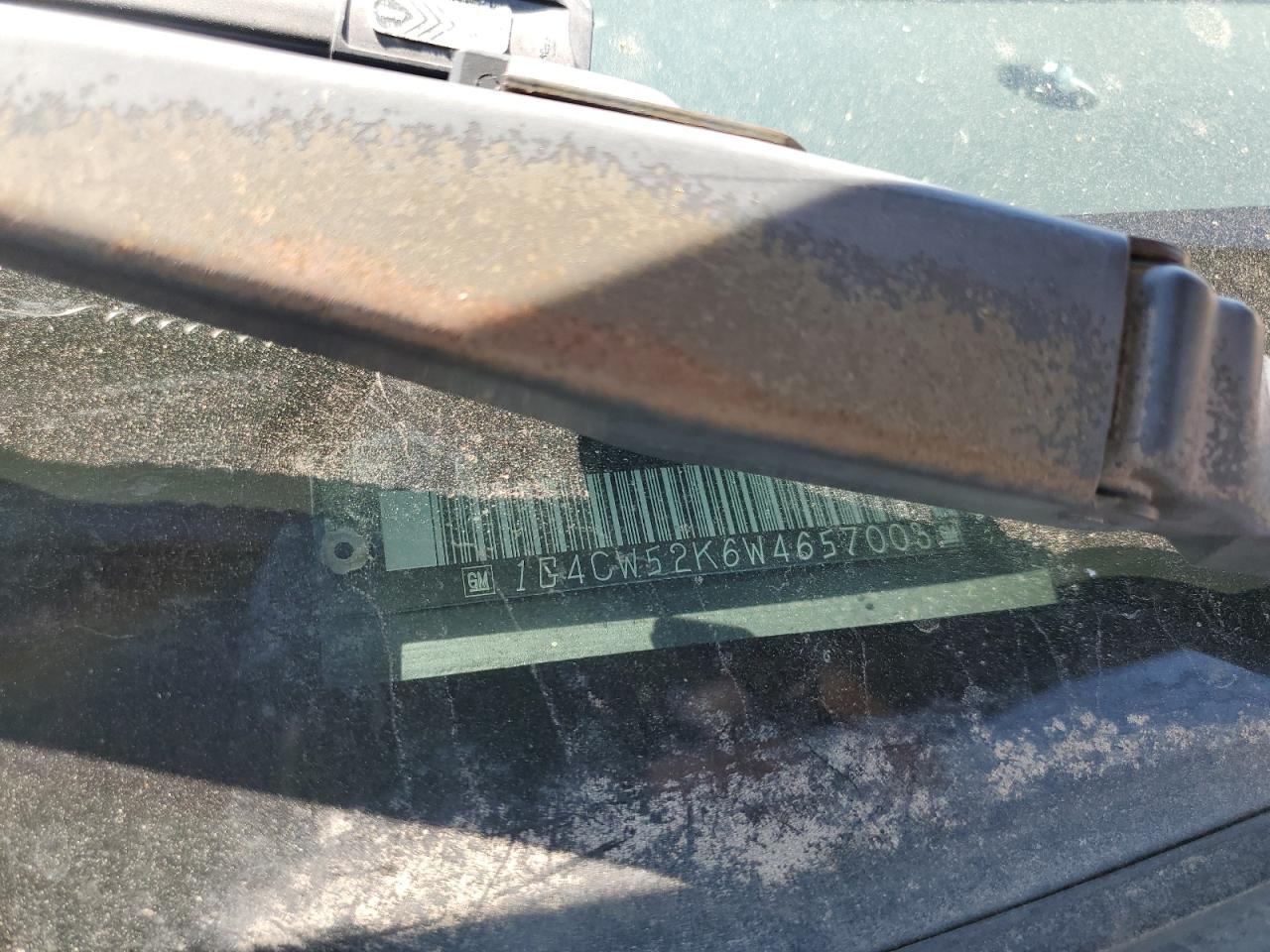 1998 Buick Park Avenue VIN: 1G4CW52K6W4657003 Lot: 65781725