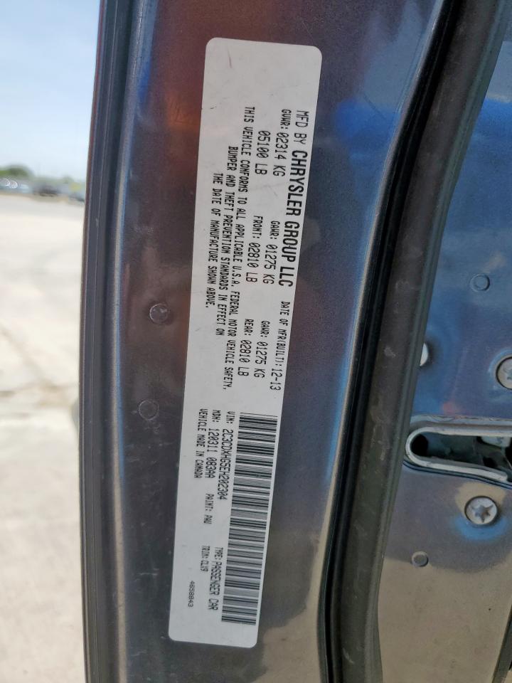 2014 Dodge Charger Sxt VIN: 2C3CDXHG5EH202304 Lot: 65471725