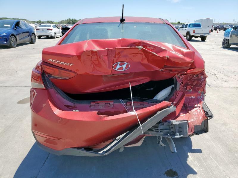  HYUNDAI ACCENT 2022 Red