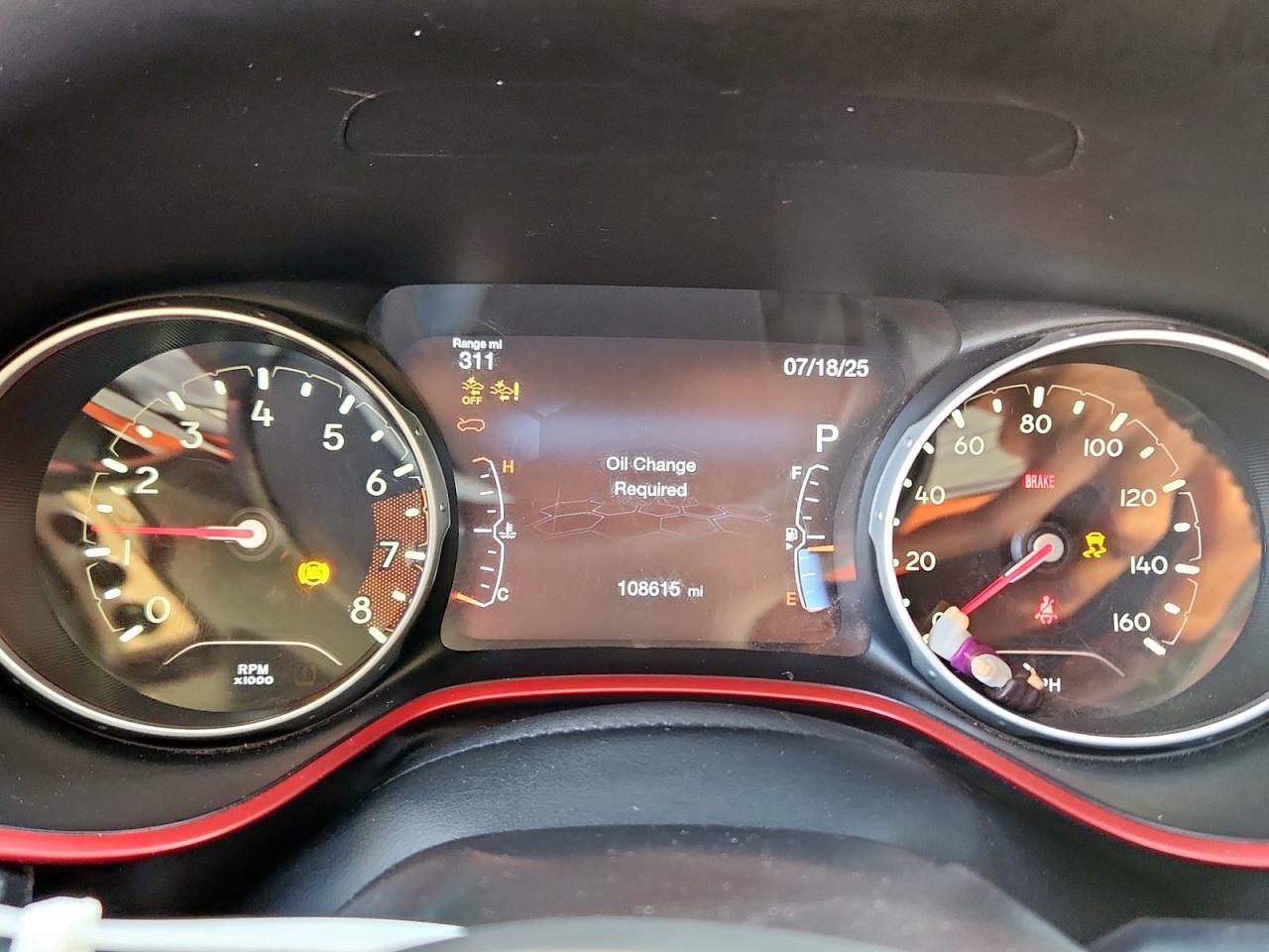 2018 Jeep Compass Trailhawk VIN: 3C4NJDDB1JT135806 Lot: 64964505