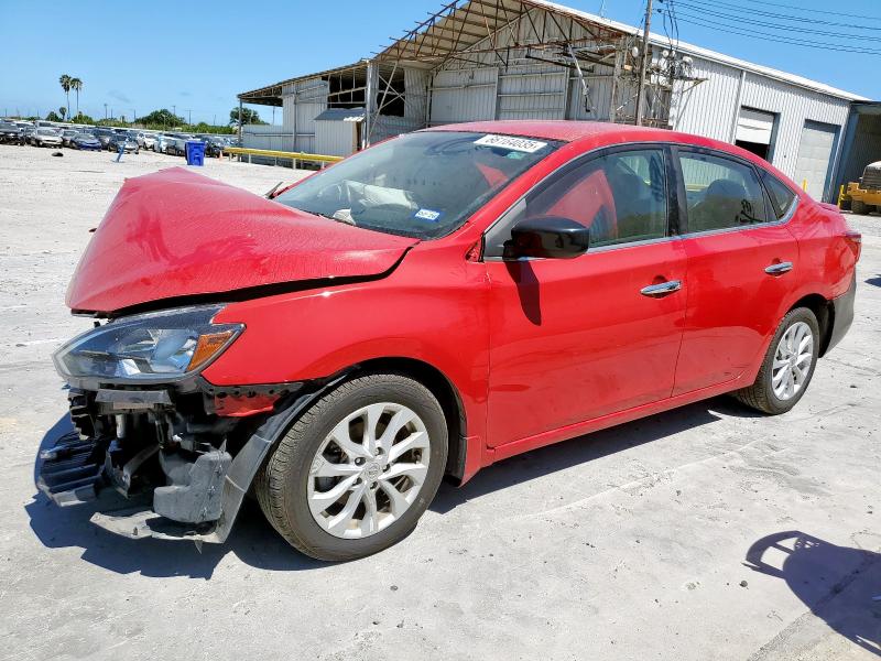  NISSAN SENTRA 2019 Czerwony