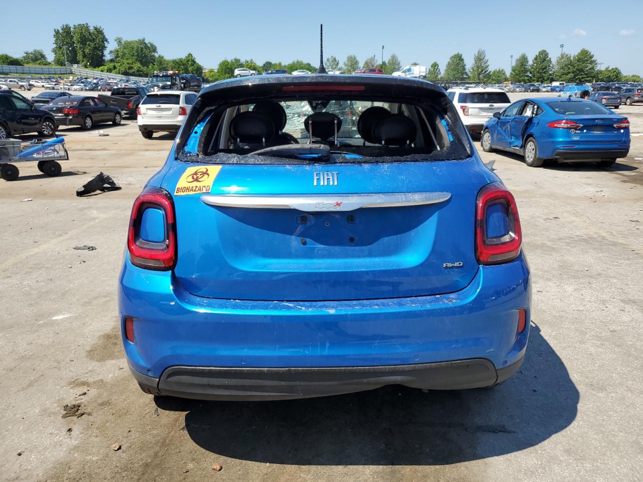 2023 Fiat 500X Pop VIN: ZFBNF3B13PPA25588 Lot: 62910325